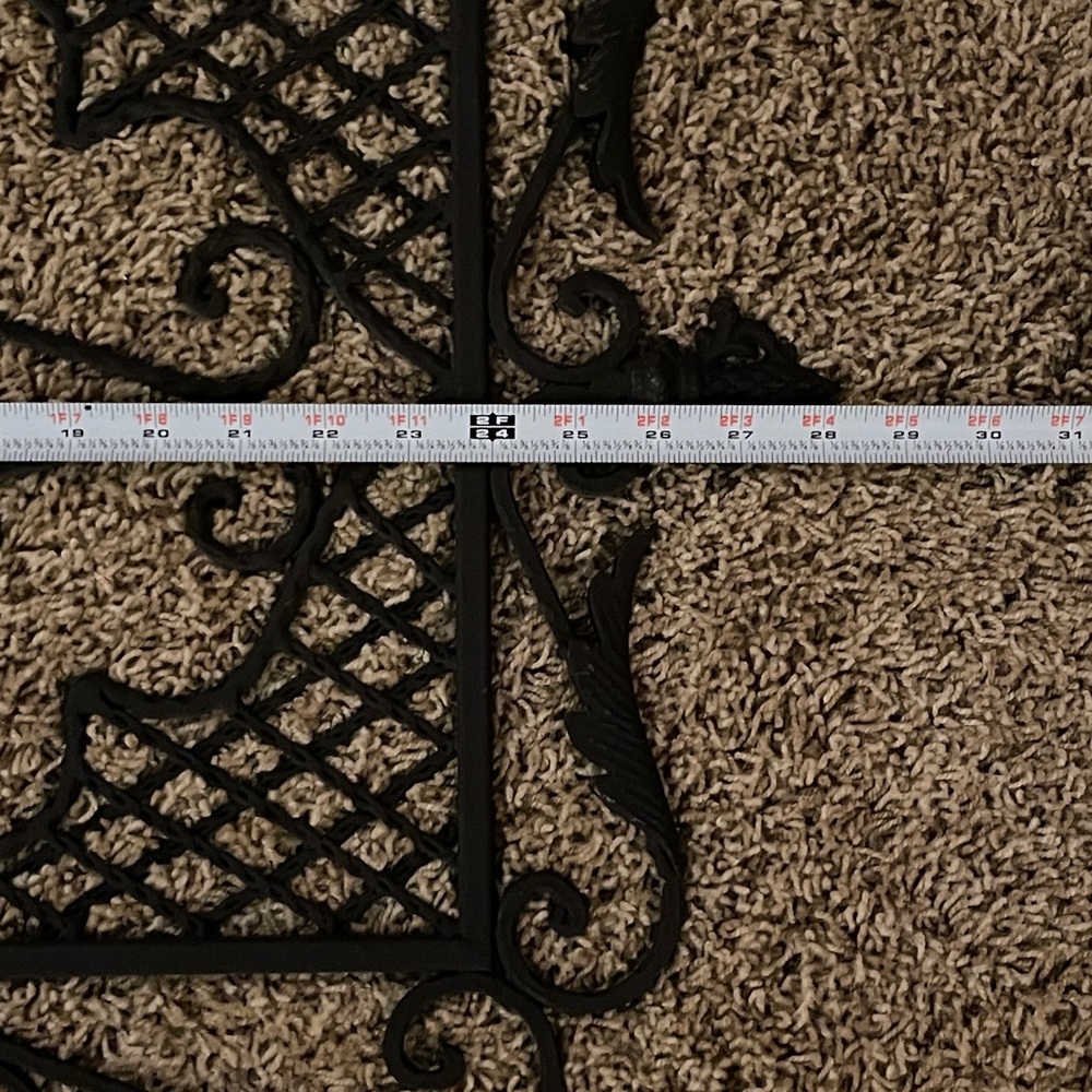 Elegant Black Metal Wall Art - Picture 4 of 5